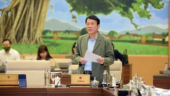 Thứ trưởng Bộ Công an Lương Tam Quang nêu đề xuất bổ sung dịch vụ bảo vệ an ninh mạng vào các ngành nghề kinh doanh có điều kiện của Luật Đầu tư