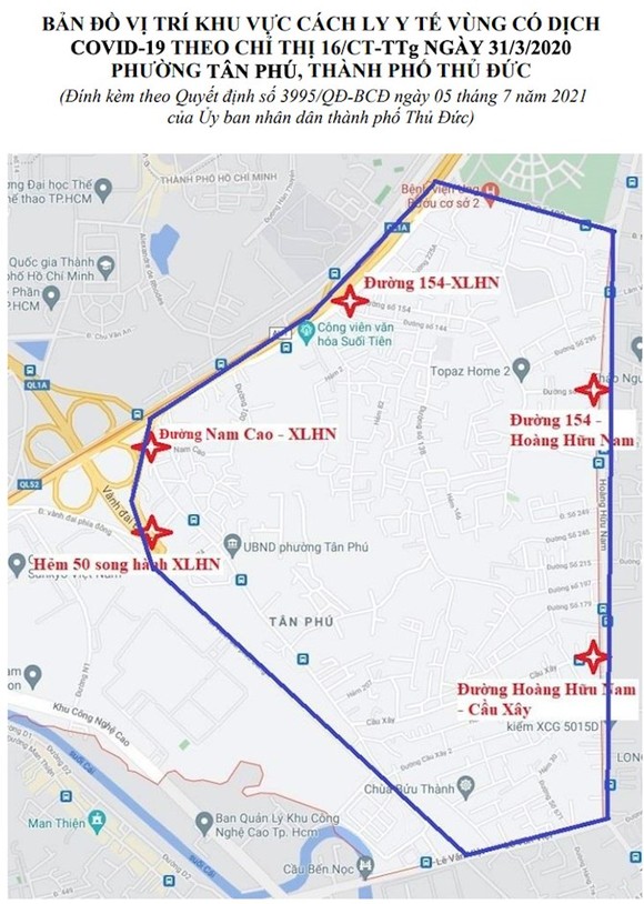 Lập chốt kiểm soát người ra vào phường Tân Phú, TP Thủ Đức ảnh 7
