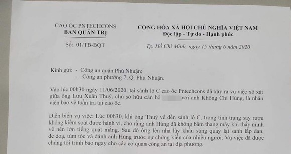 Người đàn ông nghi dùng súng dọa đánh bảo vệ cao ốc ở quận Phú Nhuận ảnh 2