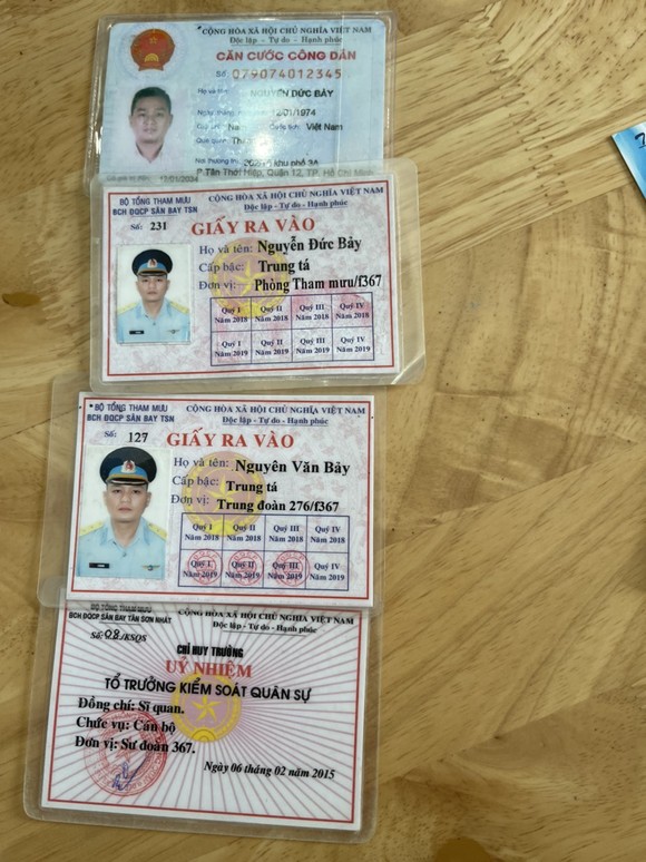 Tài xế dùng giấy tờ quân đội giả chở người từ Đồng Nai lên TPHCM tiêm vaccine ảnh 2