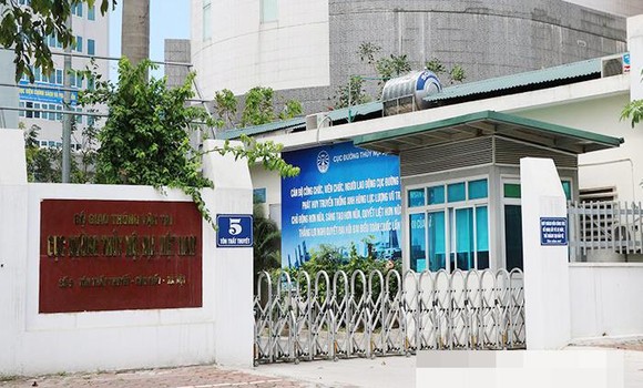 Trụ sở  Cục Đường thủy nội địa Việt Nam tại quận Cầu Giấy, TP Hà Nội. Ảnh: VTC