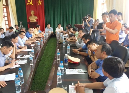 Bộ trưởng Nguyễn Văn Thể chỉ đạo tại cuộc họp sáng 23-7 tại Hải Dương