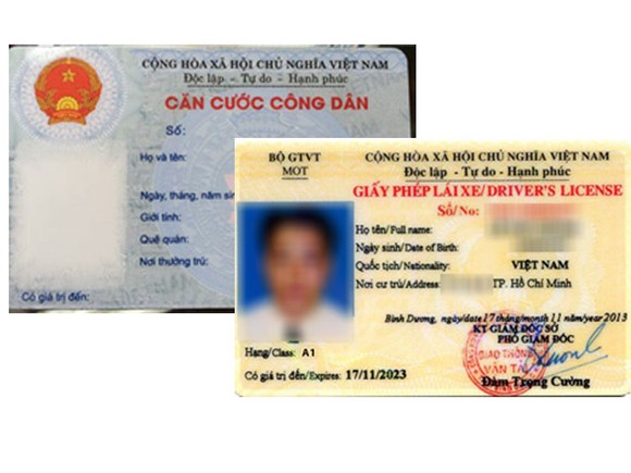 Thẻ căn cước công dân sẽ dần thay thế giấy phép lái xe