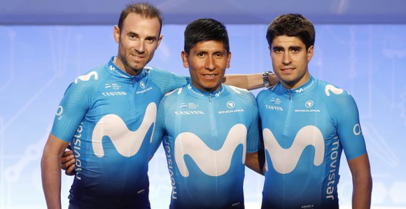 Valverde, Quintana, Landa - mũi đinh ba của Movistar