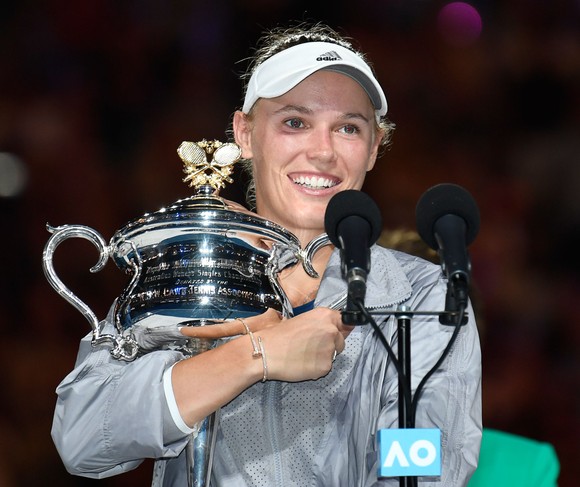 Wozniacki đã đăng quang ngôi vô địch đơn nữ của Australian Open năm nay