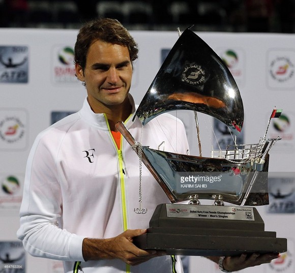 Federer từng 7 lần đăng quang ở Dubai