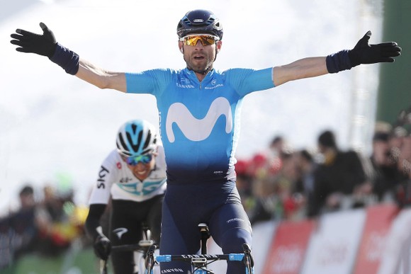 Alejandro Valverde tạm vươn lên đỉnh UCI World Tour 2018
