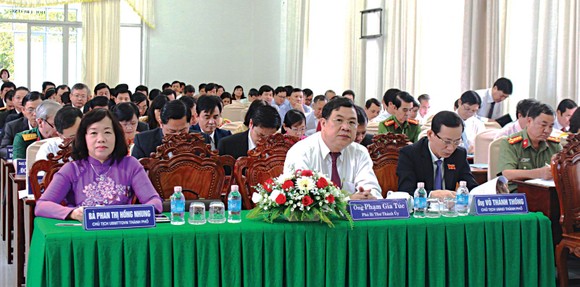 芹苴市人民議會通過多項決議。