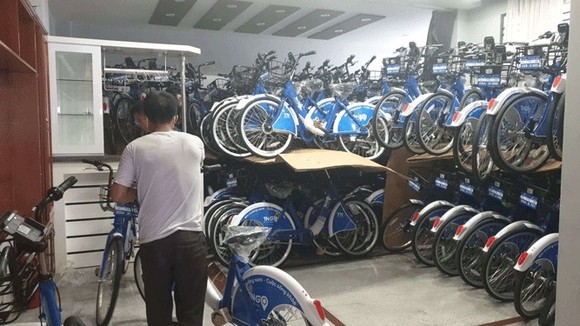 於本月1日，項目的500輛自行車已經運抵本市。