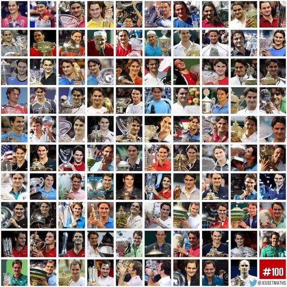 Roger Federer: Cột mốc thứ 100 và những con số ảnh 1