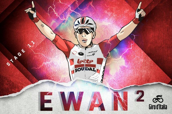Giro d’Italia: Ewan rút lui... sau khi giành chiến thắng thứ 2, Demare chiếm Áo tím ảnh 2