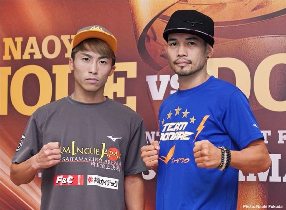 Inoue (trái) sẽ đấu với Donaire trong trận "châu Á đại chiến"