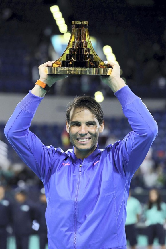 5 lần vô địch giải Mubadala World Tennis Championship, Nadal kiếm được 1,25 triệu USD ảnh 5