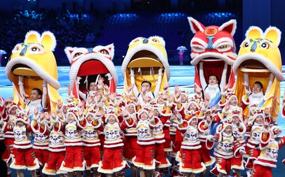 Hình ảnh đầy màu sắc của Lễ khai mạc Olympic mùa Đông Beijing 2022 ảnh 5