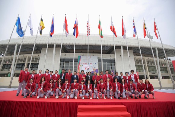 Thượng cờ các quốc gia dự SEA Games 31 ảnh 4