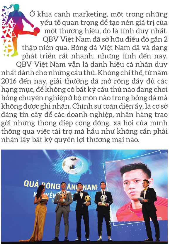 Quả bóng vàng Việt Nam 2020 - Thương hiệu và cảm xúc ảnh 4