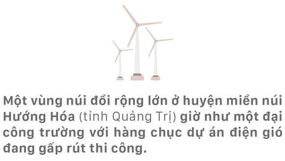 Trên đại công trường điện gió ở huyện miền núi Quảng Trị ảnh 1