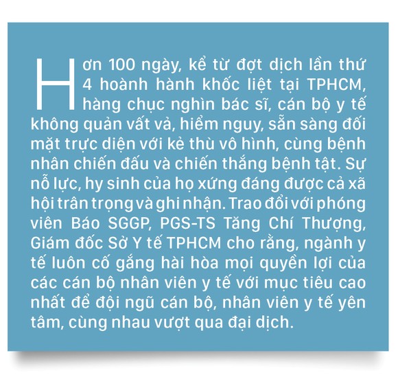 Đảm bảo chăm lo cho lực lượng y tế tuyến đầu ảnh 1