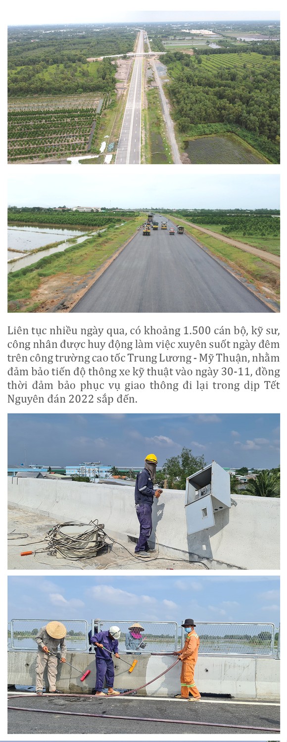 Cao tốc Trung Lương - Mỹ Thuận trước ngày thông xe ảnh 3