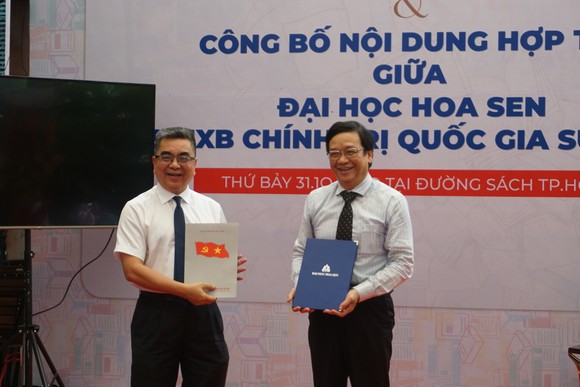 Phục dựng Ban Tu thư của Đại học Hoa Sen, hợp tác cùng NXB Chính trị Quốc gia Sự thật  ảnh 1