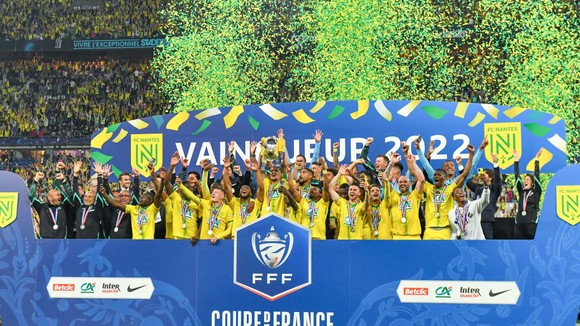 Nantes vô địch Cúp Quốc Gia Pháp
