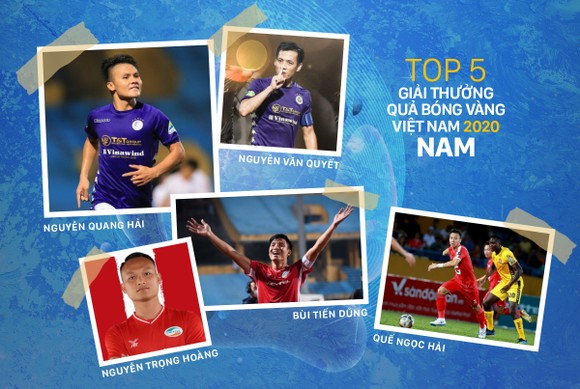 Danh sách rút gọn Giải thưởng Quả bóng vàng Việt Nam 2020 ảnh 1