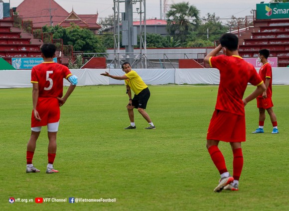 Buổi tập cuối cùng của đội U23 Việt Nam trước trận chung kết