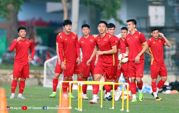 U23 Việt Nam lập kỷ lục không để thủng lưới ở vòng bảng. Ảnh: VFF