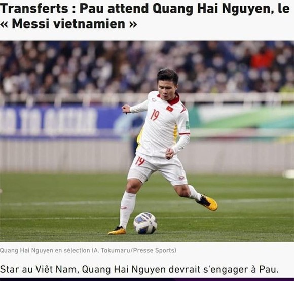 Quang Hải gia nhập Pau FC ảnh 1