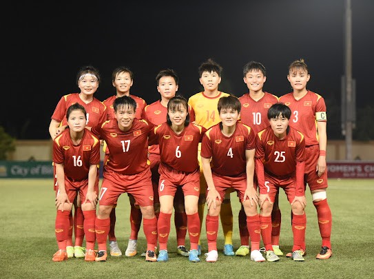 Thắng Lào 5-0, đội tuyển nữ Việt Nam chia sẻ ngôi nhất bảng với Myanmar  ảnh 1