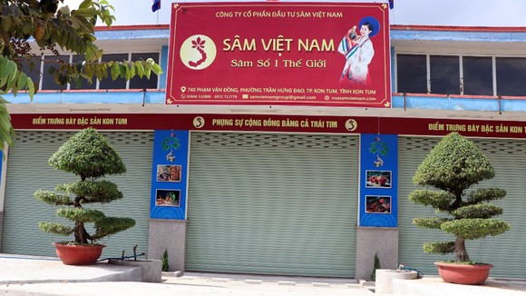 Trụ sở Công ty Sâm Việt Nam ở Kon Tum