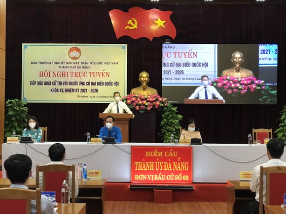 Ứng cử viên ở Đà Nẵng vận động bầu cử bằng hình thức trực tuyến ảnh 1