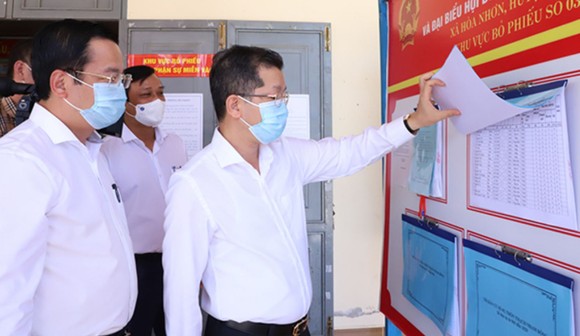 Đa dạng hình thức tuyên truyền bầu cử tại huyện Hòa Vang (TP Đà Nẵng) ảnh 4