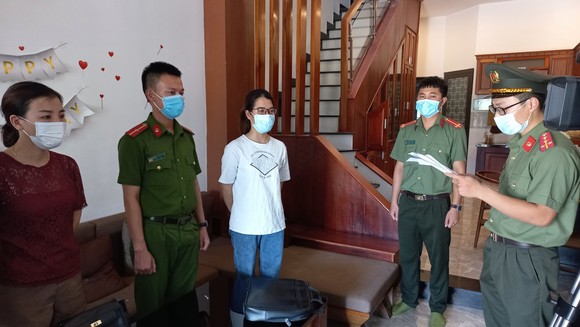 Lê Thị Thanh Lộc nhận lệnh khởi tố, bắt tạm giam tại nơi lưu trú