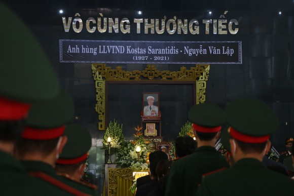 Lễ truy điệu và an táng Anh hùng Lực lượng vũ trang Kostas Sarantidis - Nguyễn Văn Lập tại TP Đà Nẵng ảnh 1