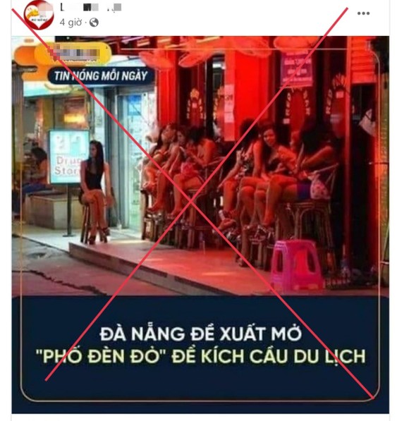 Tung tin Đà Nẵng đề xuất mở 'phố đèn đỏ', một nhà báo bị phạt 7,5 triệu đồng ảnh 1
