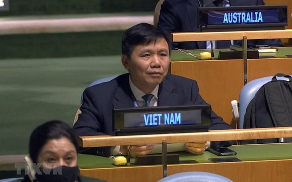 Đại sứ Đặng Đình Quý, Trưởng Phái đoàn Việt Nam tại LHQ. Ảnh: TTXVN