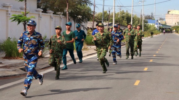 Đồn Biên phòng Cần Thạnh tổ chức 'Ngày chạy thể thao quân sự' 2021 ảnh 5