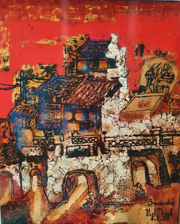 Triển lãm tranh 'Memories of home land'- 'Kỷ niệm hương quê' của họa sĩ Văn Dương Thành ảnh 8