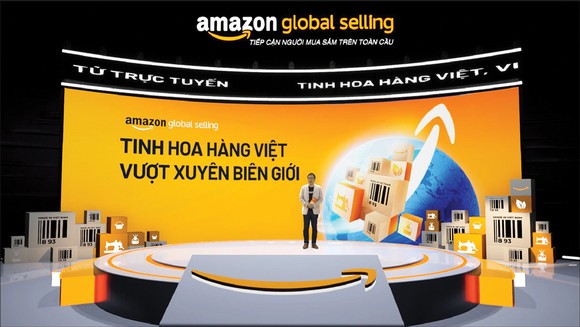 Ông Gijae Seong, Giám đốc Điều hành Amazon Global Selling Việt Nam, phát biểu tại sự kiện