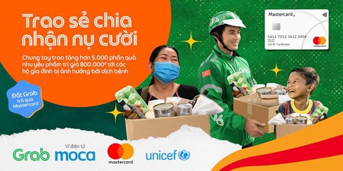 Mastercard và Grab Việt Nam hợp tác hỗ trợ cho trẻ em, các gia đình bị ảnh hưởng bởi đại dịch