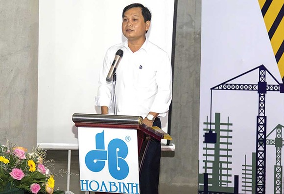 Ông Nguyễn Quốc Thái - Chủ tịch Liên đoàn Lao động quận 3 phát động nội dung Tháng An toàn vệ sinh lao động năm 2022