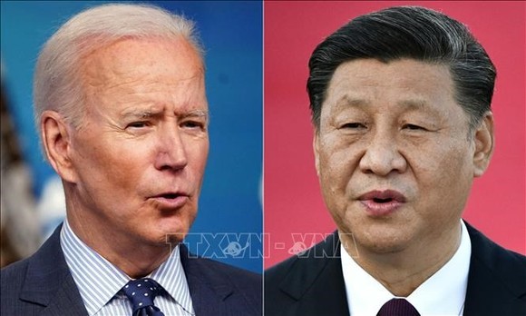 Tổng thống Mỹ Joe Biden và Chủ tịch Trung Quốc Tập Cận Bình. Ảnh: AFP/TTXVN