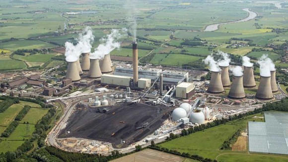 Nhà máy điện Drax ở Anh tham gia vào liên minh các công ty trung hòa carbon đầu tiên. Nguồn: Báo Time