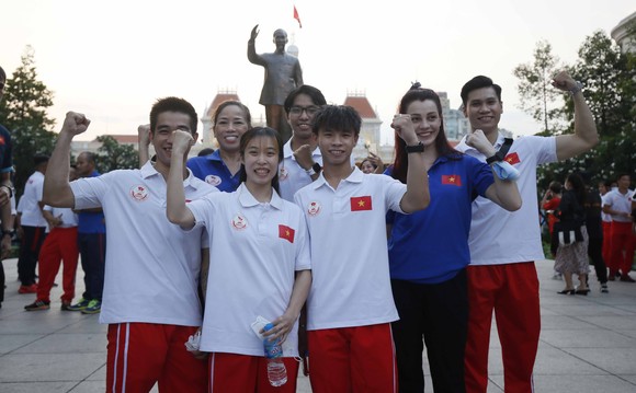 Đoàn thể thao Việt Nam khu vực phía Nam họp mặt tham dự SEA Games 31 ảnh 8