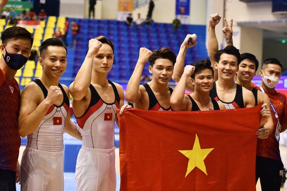 Đội tuyển TDDC đóng góp tấm "vàng mười" vào thành tích chung của đoàn thể thao Việt Nam