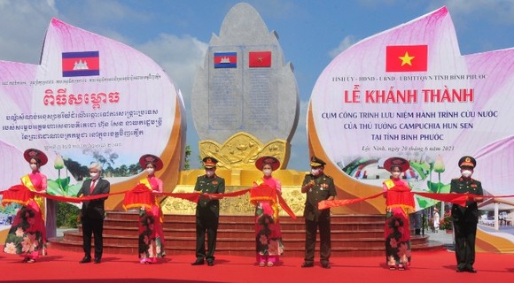 Khánh thành cụm công trình lưu niệm hành trình cứu nước của Thủ tướng Campuchia Hun Sen ảnh 1