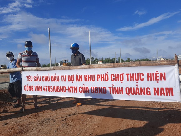 Quảng Nam: Người dân bức xúc khi chủ đầu tư thi công dự án gây ngập nhà dân ảnh 1