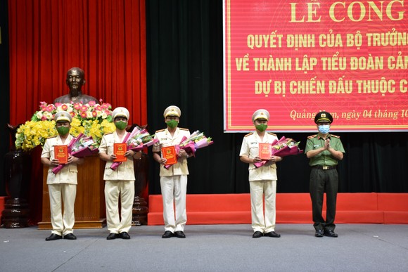 Quảng Nam thành lập Tiểu đoàn Cảnh sát cơ động dự bị chiến đấu  ảnh 1