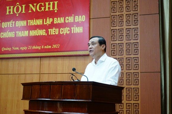 Quảng Nam ra mắt Ban Chỉ đạo phòng chống tham nhũng, tiêu cực ảnh 1